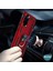 Samsung Galaxy S20 Kılıf Military Ring Holder Rose Gold 5