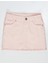 Pembe Denim Mini Kız Çocuk Etek 3