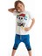 Xo Boom Erkek Çocuk T-shirt Kapri Şort Takım 1