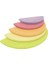 Waldorf 6'lı Pastel Gökkuşağı Yarım Daire Tabla 3