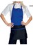 Askılı Şef Barista Aşçı Kuaför Tattoo Garson Önlüğü Saks Mavisi 2
