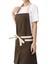 Askılı Şef Barista Aşçı Kuaför Tattoo Garson Önlüğü Kahverengi 1