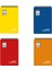 Chromo Block A4 80 Yaprak Spiralli Pp Kapak Defter Kareli 4'lü 1