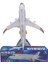 Pilli Jumbo Boy Airbus A380 Uçak Işıklı Müzikli 42 cm 3