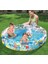 3 Halkalı Plaj Ortamı Desenli Şişme Havuz 152x30 cm Çocuklar İçin Eğlenceli 1