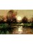 Yağlı Boya Günbatımı Manzara Kanvas Tablo 2