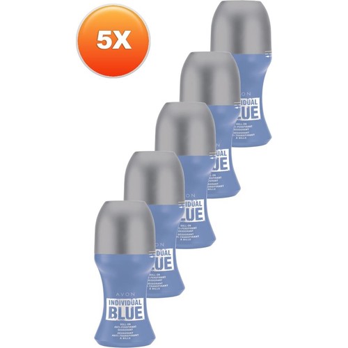 Avon Individual Blue Erkek Rollon 50 Ml. Beşli Set