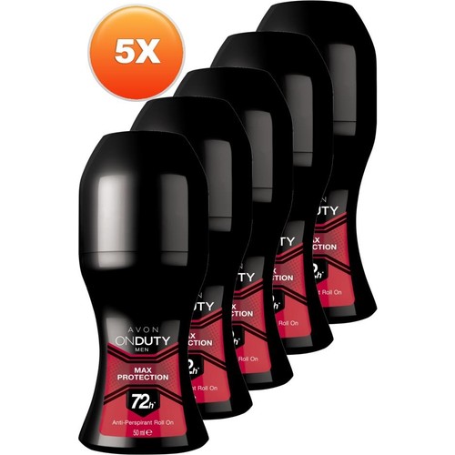 Avon Onduty Max Protection Erkek Rollon 50 Ml. Beşli Set