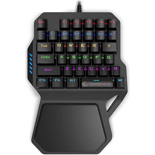 Rampage KB-R77 USB Rainbow Backlight Outemu Switch Mekanik 36 Tuşlu Mini Gaming Oyuncu Klavyesi