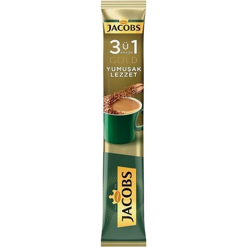 Jacobs 3ü 1 Arada Gold Kahve Karışımı Yumuşak Lezzet 18 gr x Fiyatı