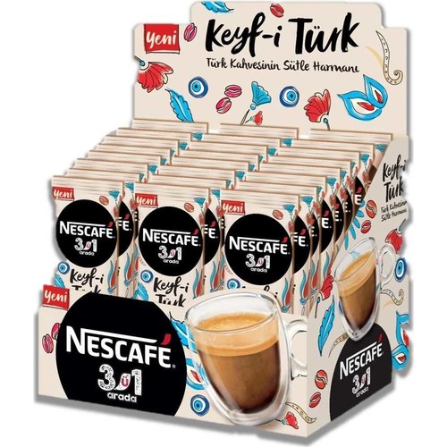 Nescafe 3�ü1 Arada Keyfi Türk 24�lü, Kahve Çeşitleri en ucuz fiyat