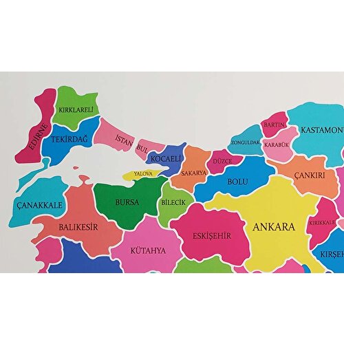 harita sepeti poster renkli turkiye haritasi fiyati