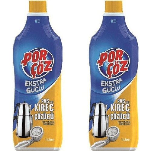 Porçöz Pas ve Kireç Çözücü 1 Lt x 2�li Fiyatı Taksit Seçenekleri
