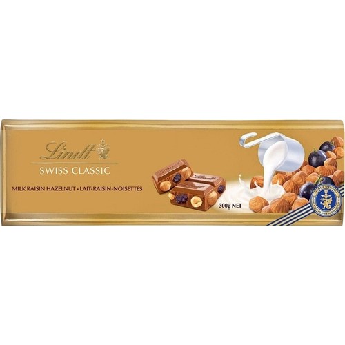 Lindt Gold Fındıklı Üzümlü Sütlü Çikolata 300 gr. Fiyatı