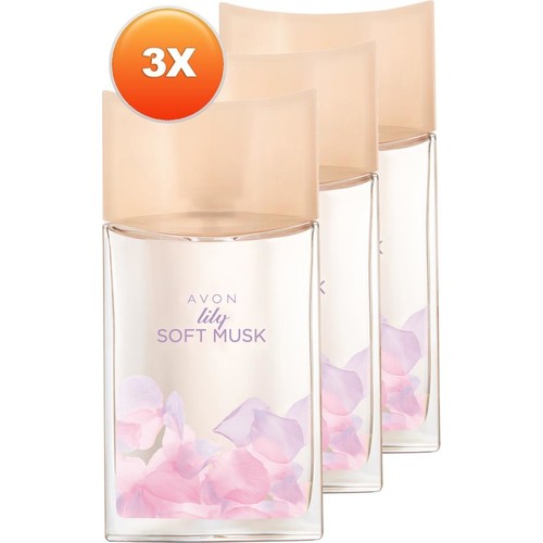 Avon Lily Soft Musk Kadın Parfüm Edt 50 Ml. Üçlü Set Fiyatı