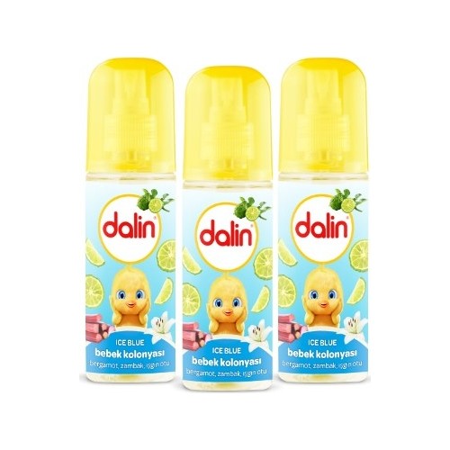 Dalin Bebek Kolonyası Ice Blue Kokusu 150 ml x 3 Adet Fiyatı