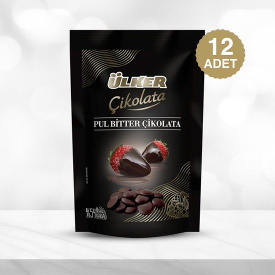 Ülker Pul Çikolata 54 Bitter 120 gr x 12'li Fiyatı