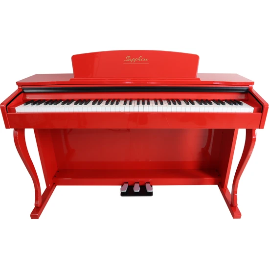 Jwin Sapphire SDP-220RD Çekiç Aksiyonlu 88 Tuşlu Piyano (Kırmızı)