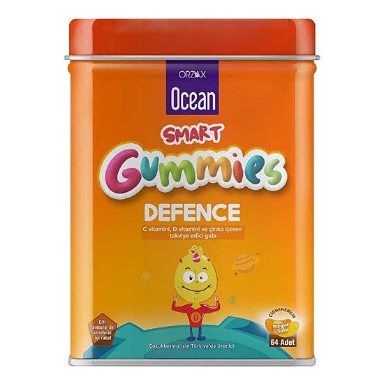 Ocean Smart Gummies Defence 64 Adet Çiğnenebilir Jel