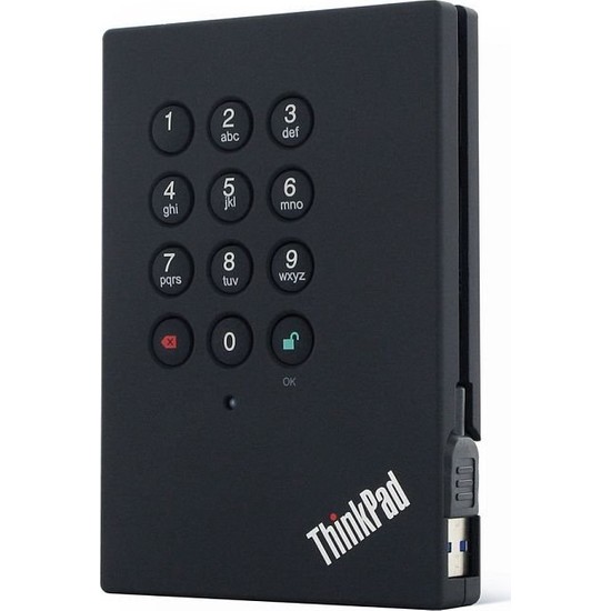 Lenovo ThinkPad 1TB USB 3.0 Secure Hard Drive 0A65621
