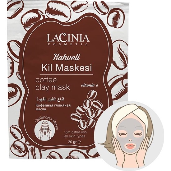 Lacinia Kahveli Kil Maskesi (Tek Kullanımlık Paket) Fiyatı