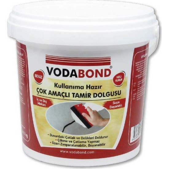 Vodabond Çok Amaçlı Duvar Çatlak Tamir Dolgusu Beyaz 1 kg Fiyat Arşivi Vodabond Çok Amaçlı Duvar Çatlak Tamir Dolgusu Beyaz 1 kg Fiyat Arşivi