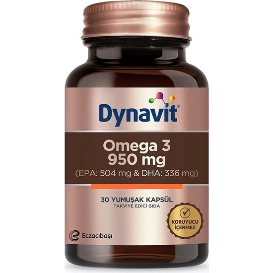 Dynavit Omega 3 950 mg 30 Kapsül