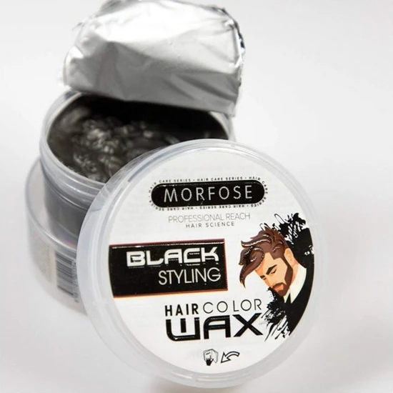 Morfose Hair Color Wax Black 100 ml