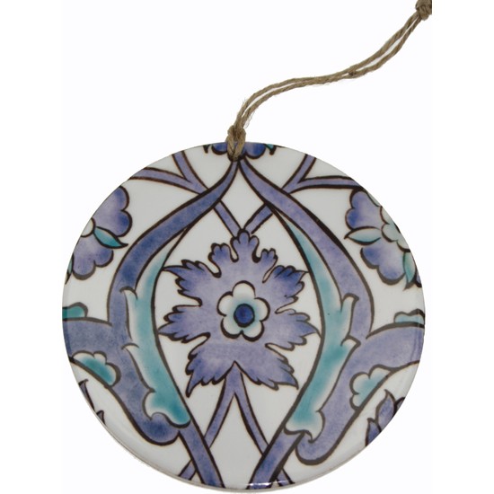Otantik Çini Osmanlı Lotus Çiçeği Desen Duvar Süsü Fiyatı