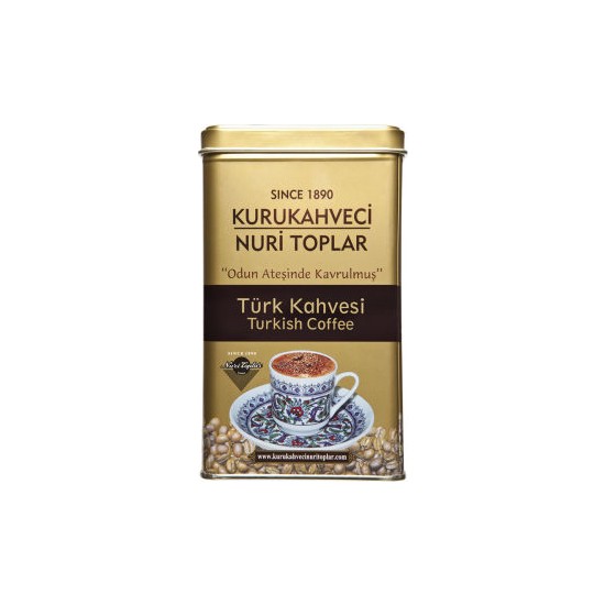 Nuri Toplar Teneke Kutu Türk Kahvesi 300 gr Fiyatı