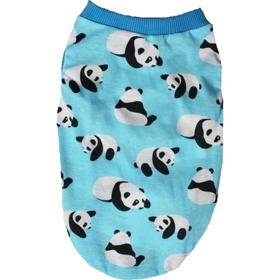 Panda Kedi Köpek Tişörtü Kedi Köpek Kıyafeti Mavi Xs Fiyatı