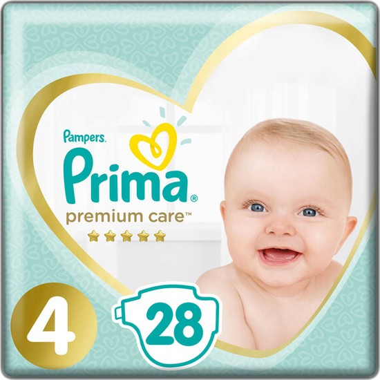 Prima Bebek Bezi Premium Care 4 Beden 28 Adet Maxi Ekonomi Paketi