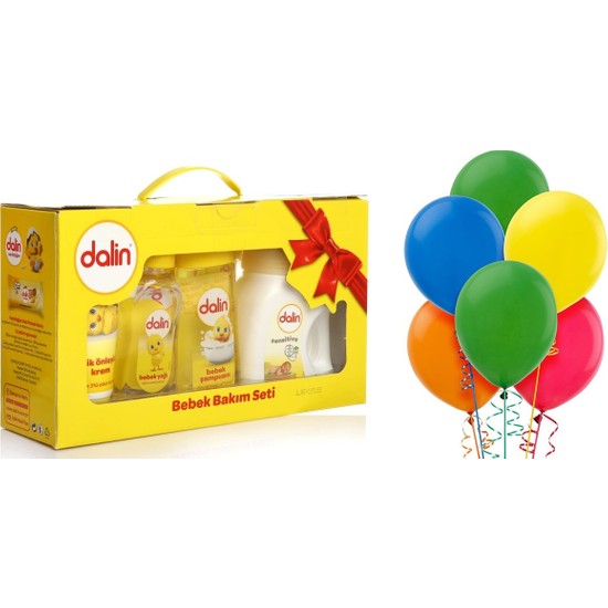 Dalin 7 Parça Bebek Bakım Seti + 20 Balon 713052 Fiyatı Dalin 7 Parça Bebek Bakım Seti + 20 Balon 713052 Fiyatı