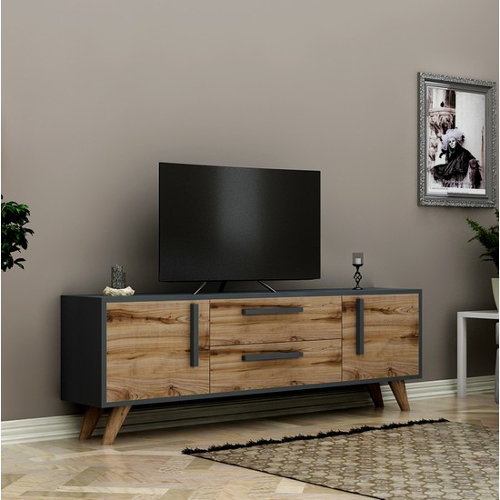 Drama Dizayn Mobilya Nart Tv Ünitesi Antrasit Çırağan Fiyatı