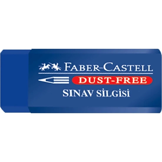 Faber-Castell 187136 Dust-Free Sınav Silgisi Mavi