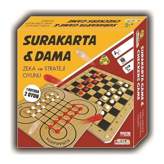 Zekice Surakarta ve Dama Zeka Strateji Oyunu