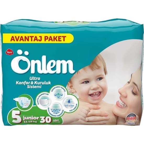 Önlem Extra Avantaj Bebek Bezi 5 No Beden 30�lu x 5 Paket Önlem Extra Avantaj Bebek Bezi 5 No Beden 30�lu x 5 Paket