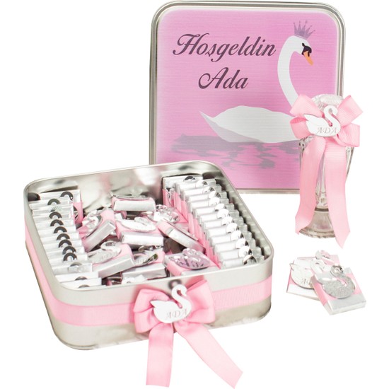 Pelit Valonia Metal Kutuda İsme Özel Aynalı Bebek