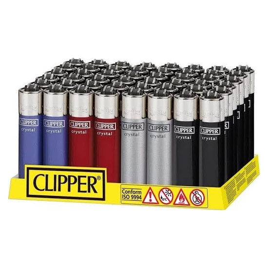Clipper Micro Crystal 48'li Taşlı Çakmak