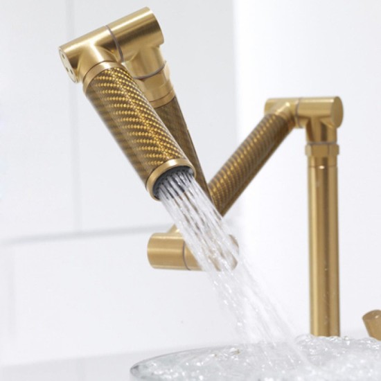 Kohler Eviye Bataryası Karbon Dirsekli Brushed Gold Fiyatı