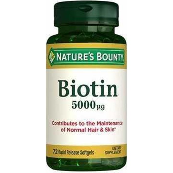 Natures Bounty Biotin 5000 Mg 72 Kapsül Fiyatı Taksit Seçenekleri