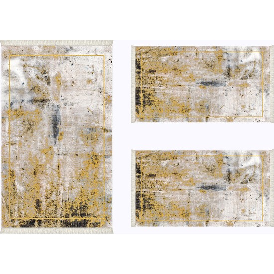 Alanur Almira Yatak Odası Halısı 3�lü Set 80 x 150 cm + 2 Fiyatı