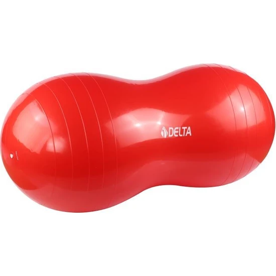Delta Fıstık Şeklinde 90 cm x 45 cm Kırmızı Pilates Topu