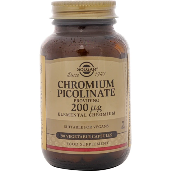 Solgar Chromium Picolinate 200Mcg 90 Kapsül