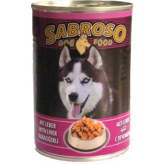 Sabroso Karaciğerli Köpek Maması Konserve 415 Gr 24�lü Fiyatı