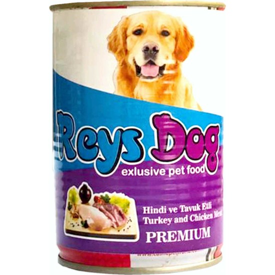 Reys Dog Hindi Etli 415 gr Konserve Köpek Maması 24�lü Fiyatı