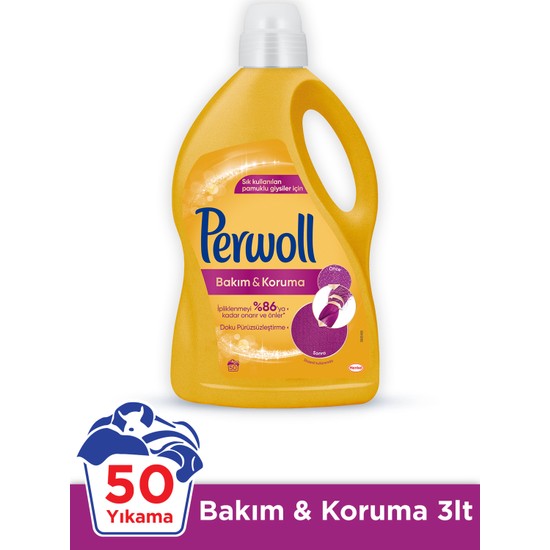 Perwoll Bakım ve Onarım için Hassas Sıvı Çamaşır Deterjanı 3L