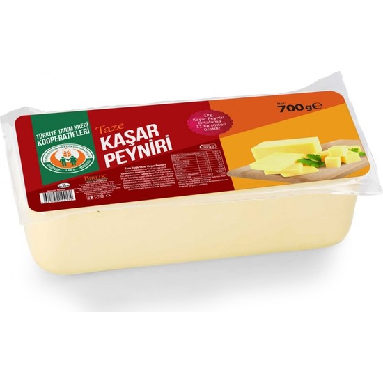 Tarım Kredi Tam Yağlı Taze Kaşar Peynir - 700 gr