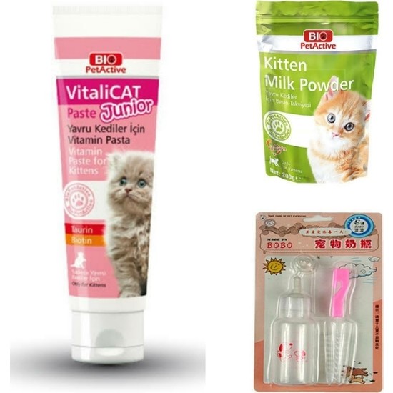 Bio Kitten Powder ( Yavru Kedi Süt Tozu 200 gr ) ve Seti Fiyatı