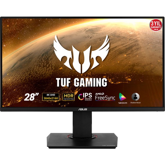 Asus TUF Gaming VG289Q 28" 60Hz 5ms (HDMI+Display) 4K UHD FreeSync IPS Monitör